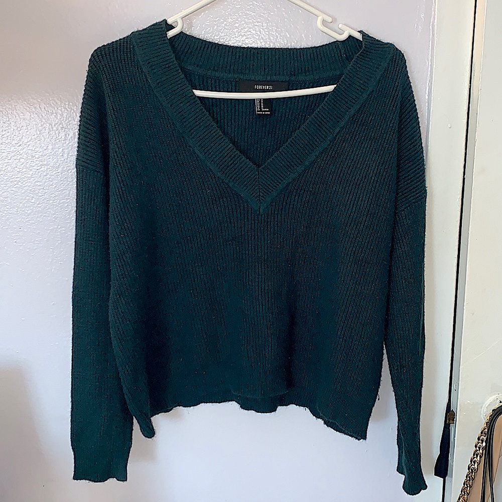 v neck sweater